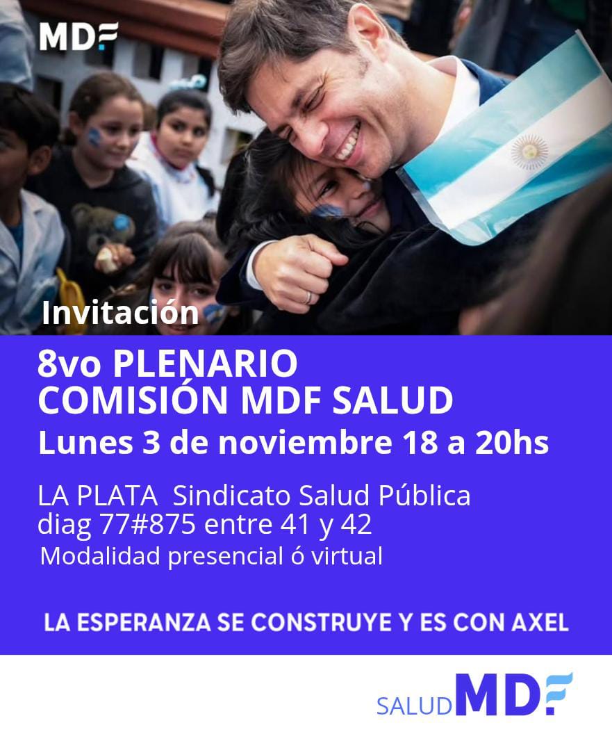 8vo PLENARIO COMISIÓN MDF SALUD