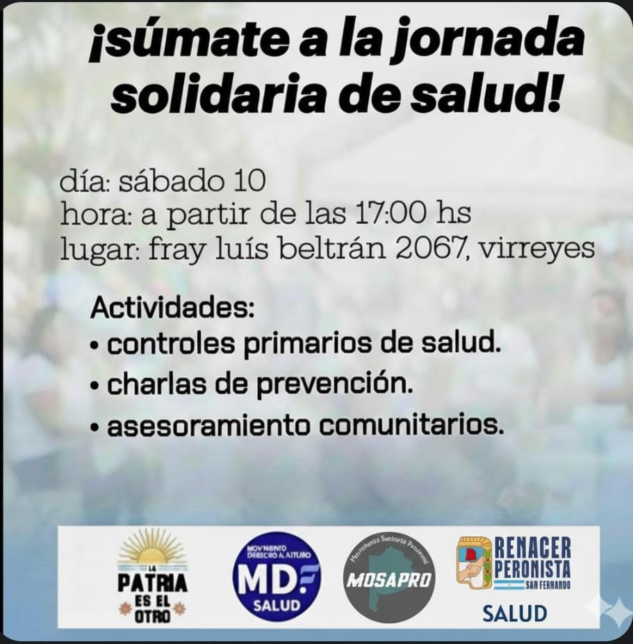 Jornada Solidaria de Salud 